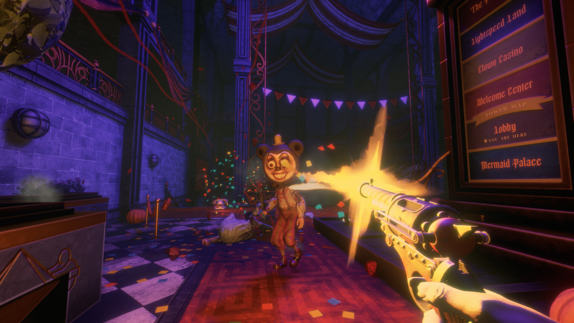 Twisted Tower gameplay scene selected for twisted tower bosses